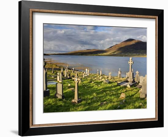 Churchyard, Achill Island, Off the Coast of County Mayo, Republic of Ireland, Europe-David Wogan-Framed Photographic Print