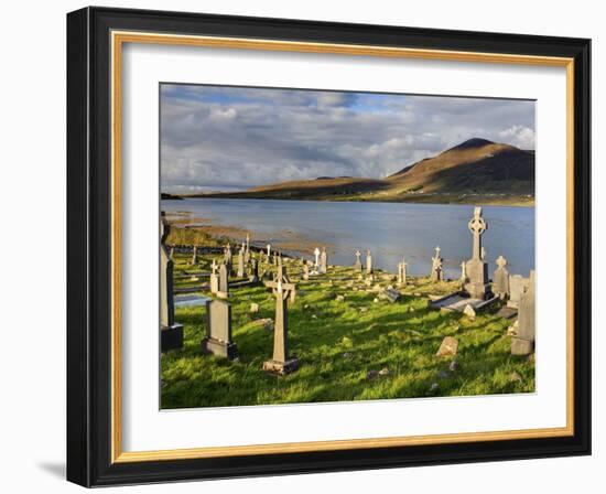 Churchyard, Achill Island, Off the Coast of County Mayo, Republic of Ireland, Europe-David Wogan-Framed Photographic Print