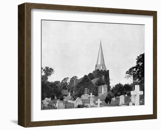 Churchyard of Stoke-Pogis, England, 1893-John L Stoddard-Framed Giclee Print