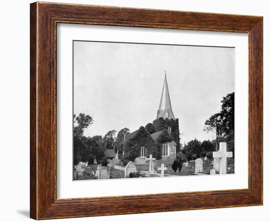 Churchyard of Stoke-Pogis, England, 1893-John L Stoddard-Framed Giclee Print