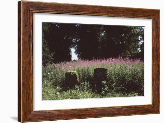 Churchyard, St Michael and All Angels, Great Tew, Oxfordshire, England-Simon Marsden-Framed Giclee Print