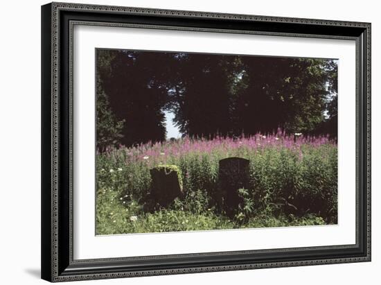 Churchyard, St Michael and All Angels, Great Tew, Oxfordshire, England-Simon Marsden-Framed Giclee Print