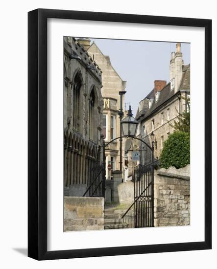 Churchyard, Stamford, Lincolnshire, England, United Kingdom, Euorpe-Ethel Davies-Framed Photographic Print