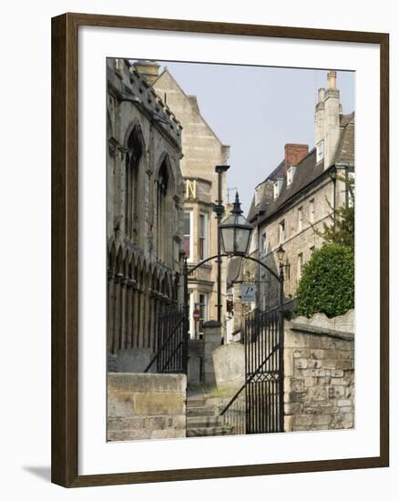 Churchyard, Stamford, Lincolnshire, England, United Kingdom, Euorpe-Ethel Davies-Framed Photographic Print