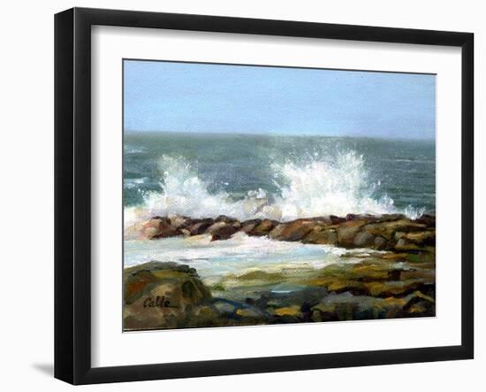 Churning Sea-Jerry Cable-Framed Giclee Print