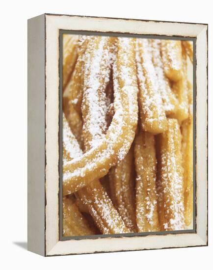 Churros (Spanish Fried Pastry Snack)-null-Framed Premier Image Canvas