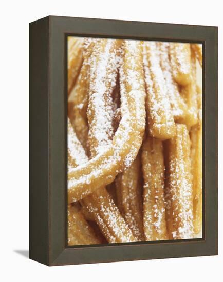 Churros (Spanish Fried Pastry Snack)-null-Framed Premier Image Canvas