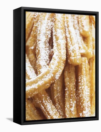 Churros (Spanish Fried Pastry Snack)-null-Framed Premier Image Canvas