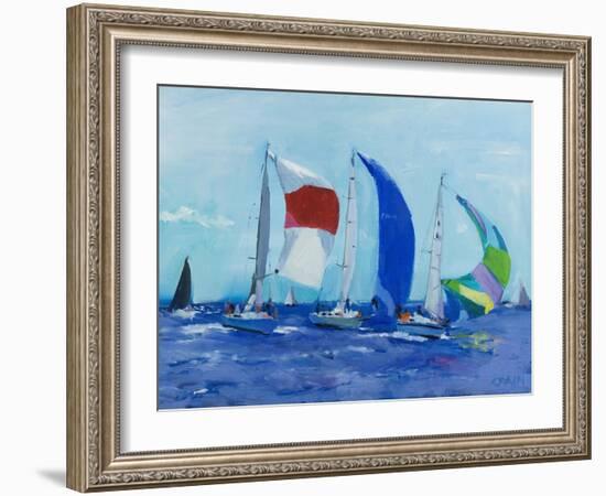 Chutes-Curt Crain-Framed Art Print