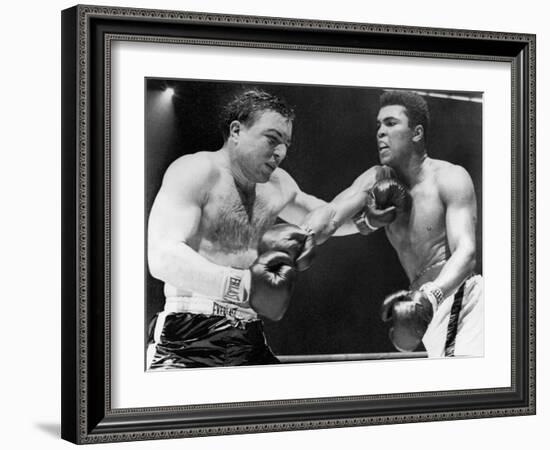 Chuvalo and Ali, 1966-null-Framed Giclee Print