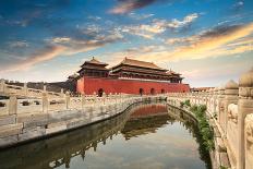 A Bird's Eye View of Shanghai at Dusk-chuyuss-Photographic Print