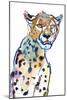 Chyulu Cheetah, 2022, (mixed media on paper)-Mark Adlington-Mounted Giclee Print