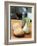 Ciabatta, Fennel Bulb and Pepper Shaker, Barbecue Behind-Véronique Leplat-Framed Photographic Print