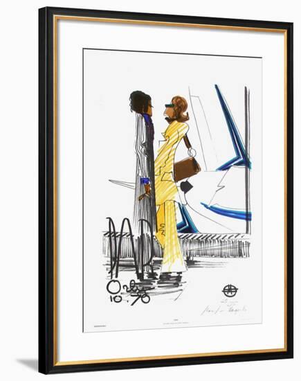 Ciao - Paris Orly 10.70-Florent Margaritis-Framed Limited Edition