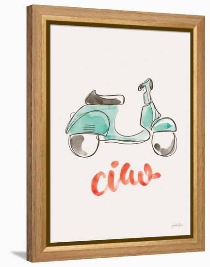 Ciao Vespa I-Janelle Penner-Framed Stretched Canvas