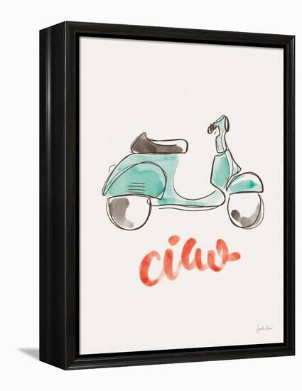 Ciao Vespa I-Janelle Penner-Framed Stretched Canvas