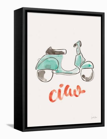 Ciao Vespa I-Janelle Penner-Framed Stretched Canvas