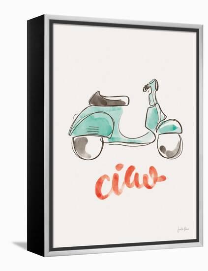 Ciao Vespa I-Janelle Penner-Framed Stretched Canvas