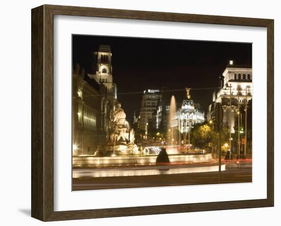 Cibeles Square, Madrid, Spain, Europe-Marco Cristofori-Framed Photographic Print