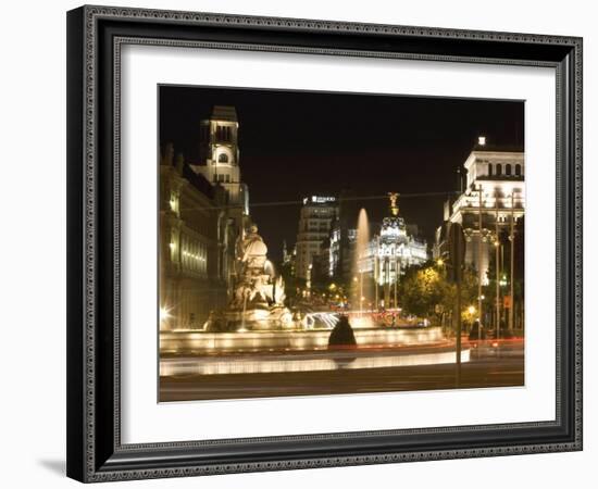 Cibeles Square, Madrid, Spain, Europe-Marco Cristofori-Framed Photographic Print