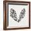 Cicada Wings in Black Ink-Cat Coquillette-Framed Giclee Print