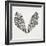 Cicada Wings in Black Ink-Cat Coquillette-Framed Giclee Print