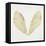 Cicada Wings in Gold Ink-Cat Coquillette-Framed Premier Image Canvas