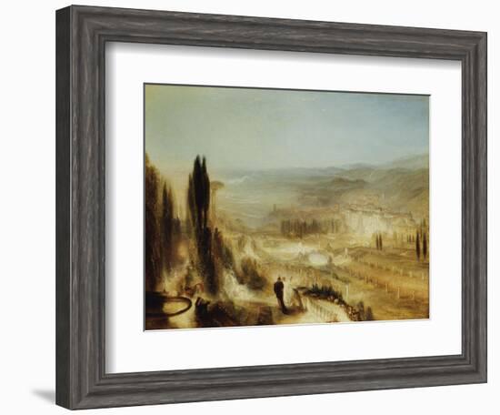 Cicero at His Villa, C.1839-J. M. W. Turner-Framed Giclee Print