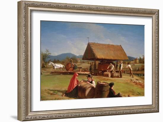 Cider Making-William Sidney Mount-Framed Art Print