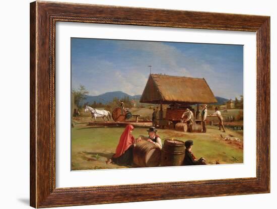 Cider Making-William Sidney Mount-Framed Art Print