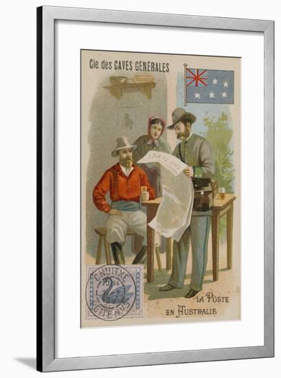 Cie Des Caves Generales Trade Card, Postal-null-Framed Giclee Print