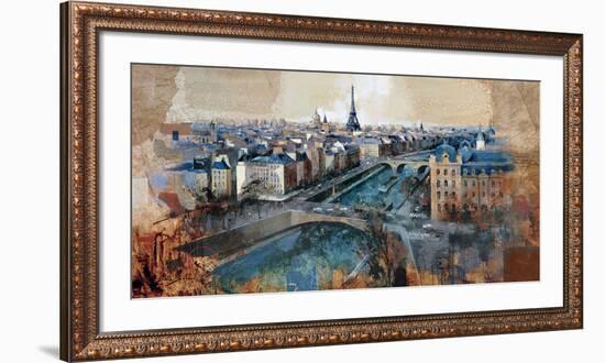 Ciel de Paris-Marti Bofarull-Framed Art Print