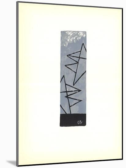 Ciel Gris-Georges Braque-Mounted Premium Edition