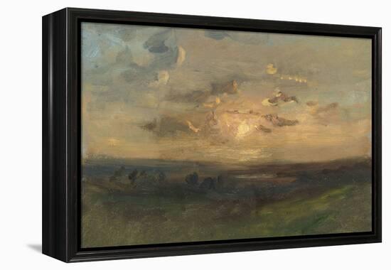 Ciel rose, esquisse-Paul Huet-Framed Premier Image Canvas