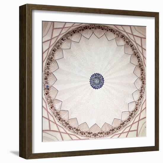 Cieling detail, Humayun's Tomb, Nizamuddin East, New Delhi, India-null-Framed Photographic Print