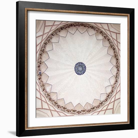 Cieling detail, Humayun's Tomb, Nizamuddin East, New Delhi, India-null-Framed Photographic Print