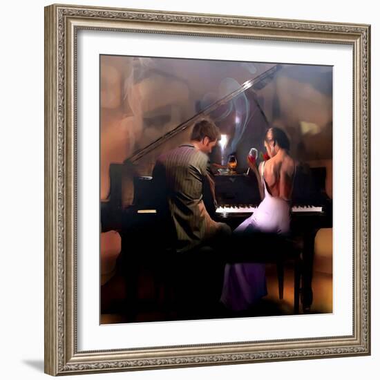 Cigar Bar Love-Murray Murray Henderson Fine Art-Framed Premium Giclee Print