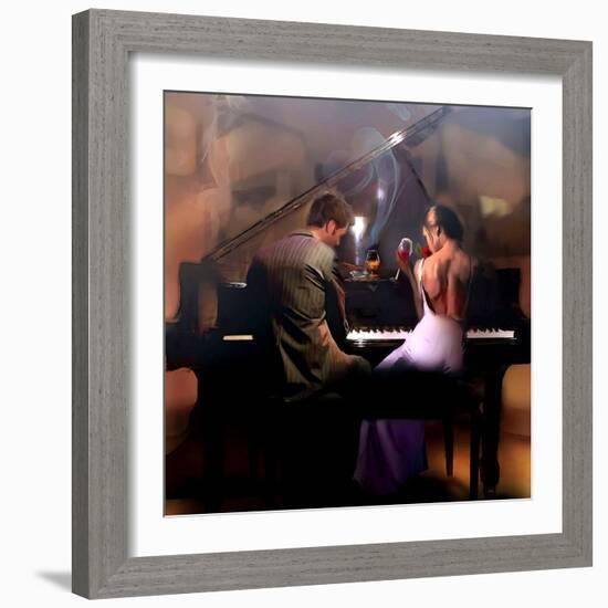 Cigar Bar Love-Murray Murray Henderson Fine Art-Framed Premium Giclee Print