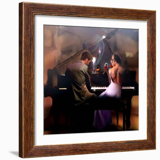Cigar Bar Love-Murray Murray Henderson Fine Art-Framed Premium Giclee Print