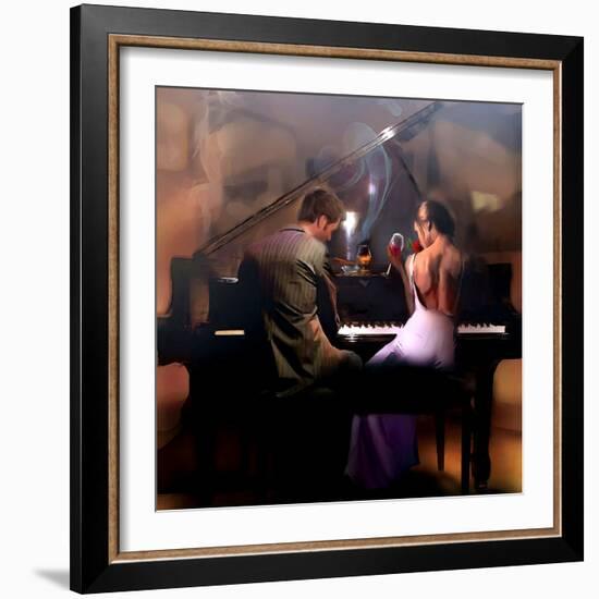 Cigar Bar Love-Murray Murray Henderson Fine Art-Framed Premium Giclee Print