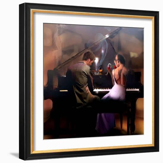 Cigar Bar Love-Murray Murray Henderson Fine Art-Framed Premium Giclee Print