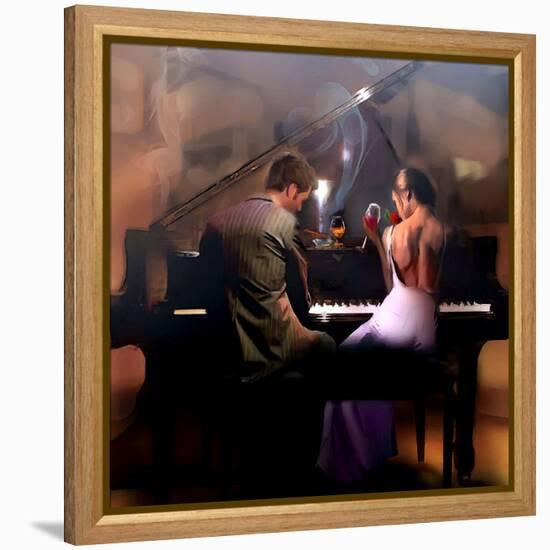 Cigar Bar Love-Murray Murray Henderson Fine Art-Framed Premier Image Canvas