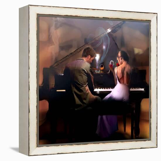 Cigar Bar Love-Murray Murray Henderson Fine Art-Framed Premier Image Canvas