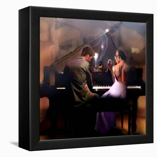 Cigar Bar Love-Murray Murray Henderson Fine Art-Framed Premier Image Canvas