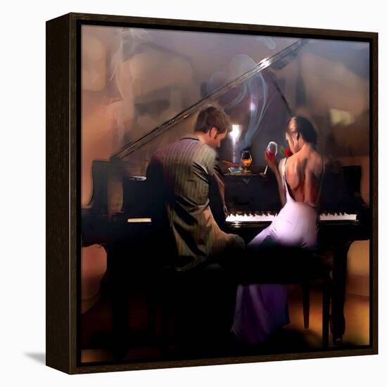 Cigar Bar Love-Murray Murray Henderson Fine Art-Framed Premier Image Canvas