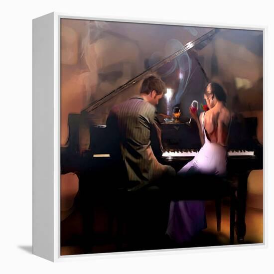 Cigar Bar Love-Murray Murray Henderson Fine Art-Framed Premier Image Canvas