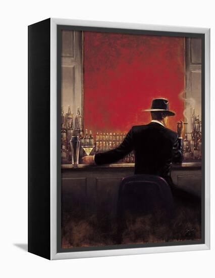 Cigar Bar-Brent Lynch-Framed Stretched Canvas