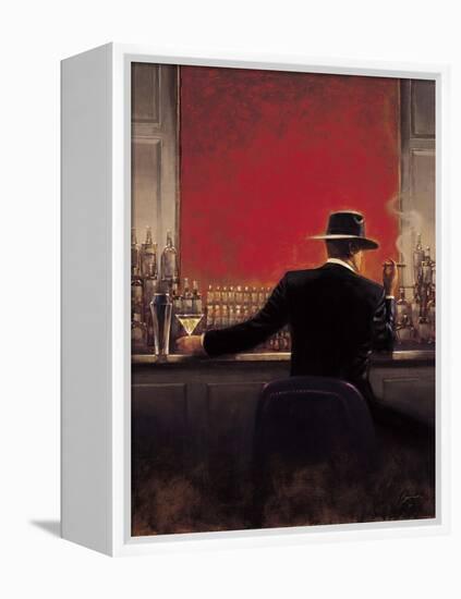 Cigar Bar-Brent Lynch-Framed Stretched Canvas