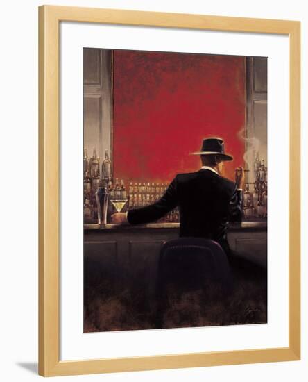 Cigar Bar-Brent Lynch-Framed Art Print