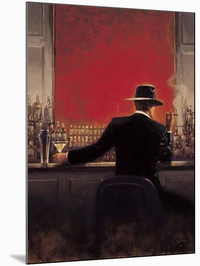 Cigar Bar-Brent Lynch-Mounted Art Print